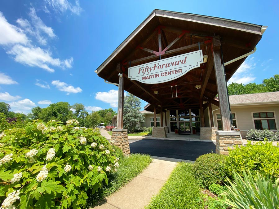 Exterior of FiftyForward Martin Center in Brentwood, TN.