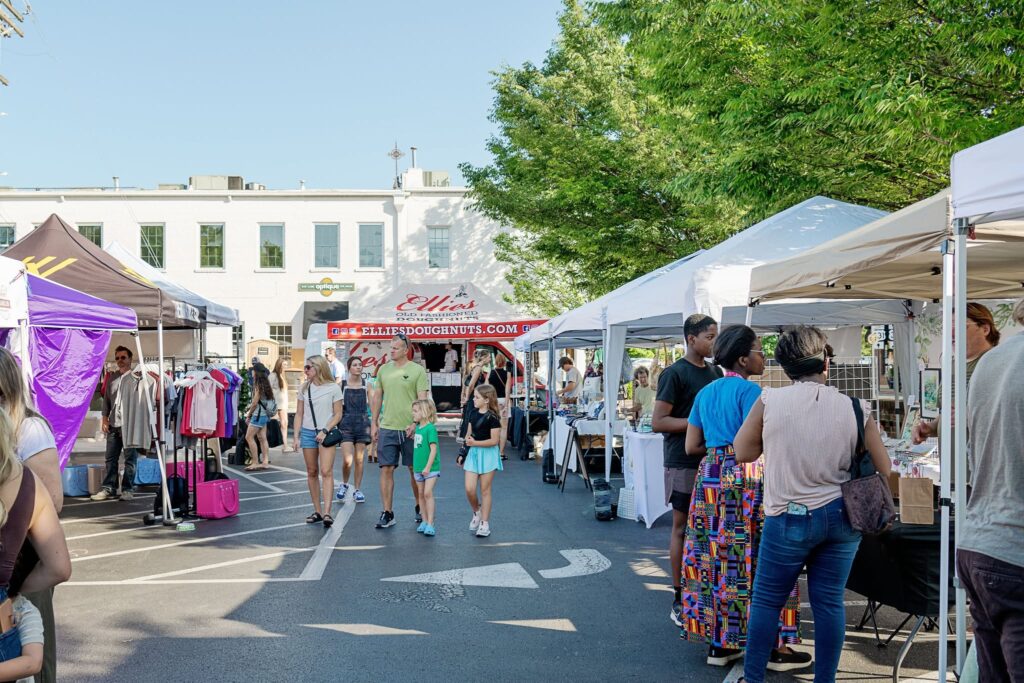 Five Points Franklin market in Franklin, TN.