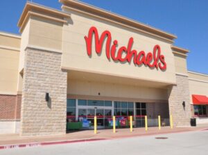 Exterior of Michaels arts and crafts store in Murfreesboro, Tennessee.