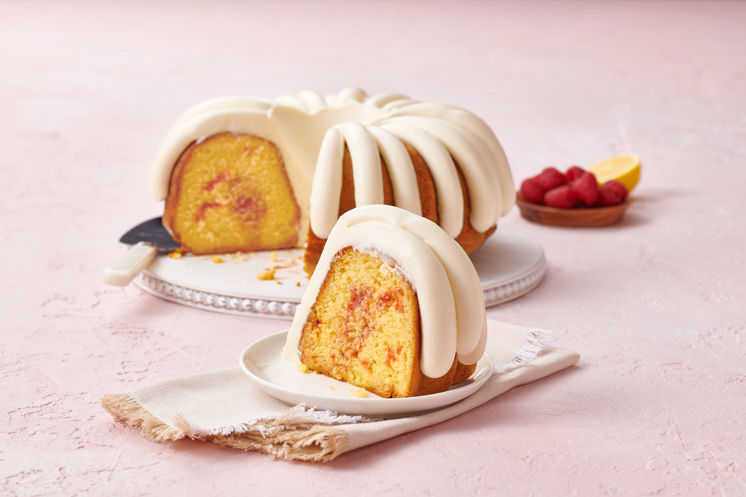 Nothing Bundt Cakes in Franklin and Brentwood, TN serving Lemon Raspberry.