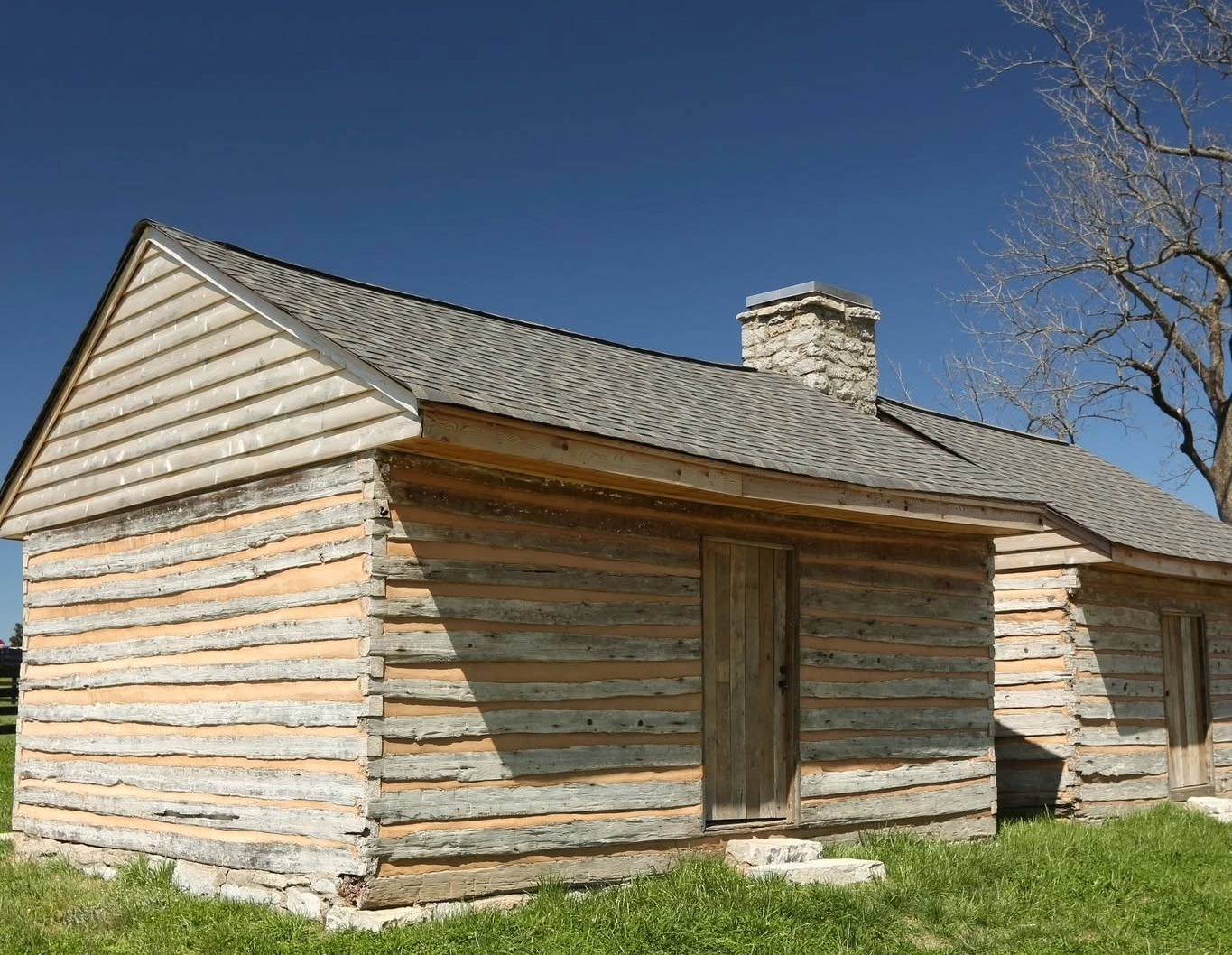 Restored Primm cabins in Brentwood, Tennessee