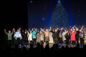 Children performing onstage at Roy E. Barberi Theatre at Expression City in Brentwood, Tennessee.