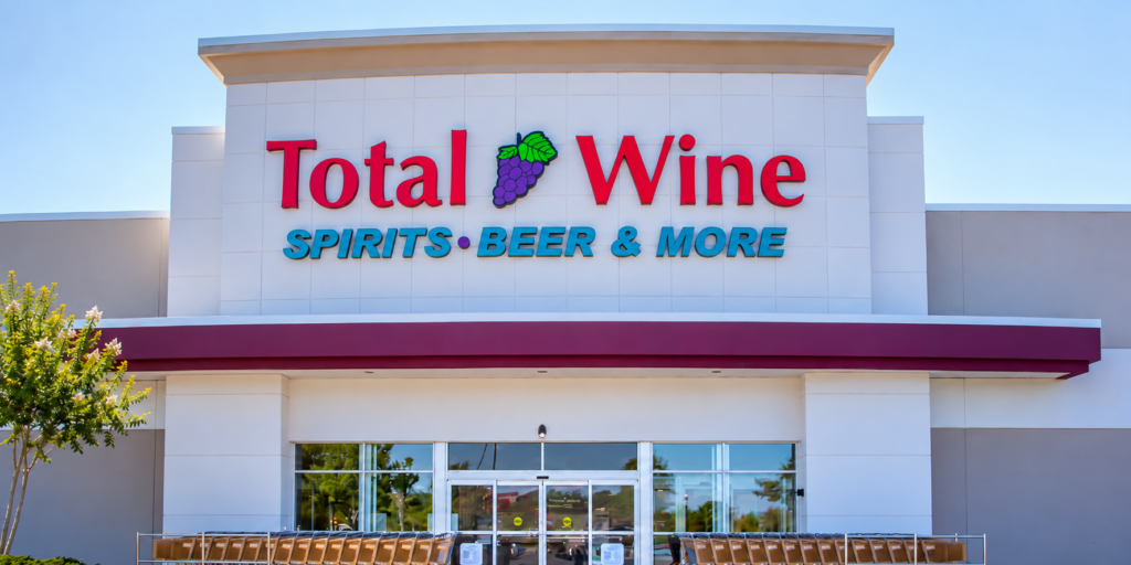 Exterior of Total Wine & More in Brentwood, Tennessee.