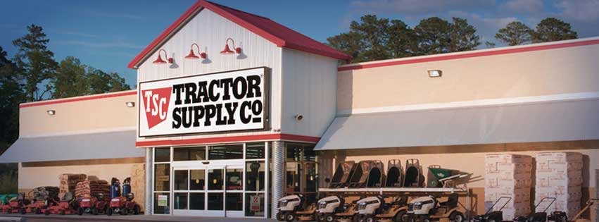 Exterior of Tractor Supply Co. in Thompson’s Station, Tennessee.