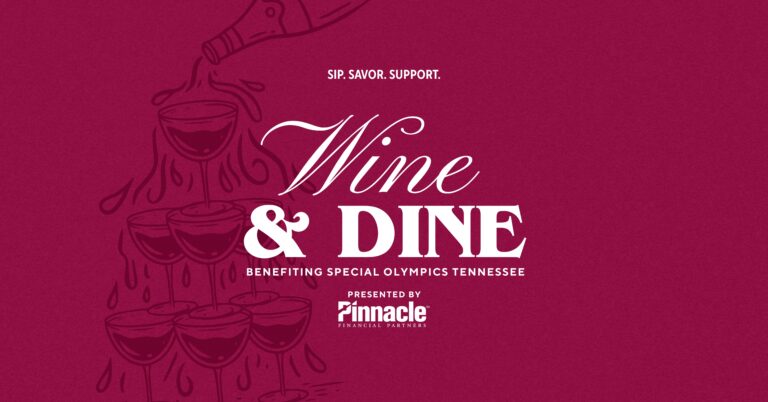 2026 Wine & Dine in Franklin, TN at The Factory, benefits Special Olympics Tennessee.