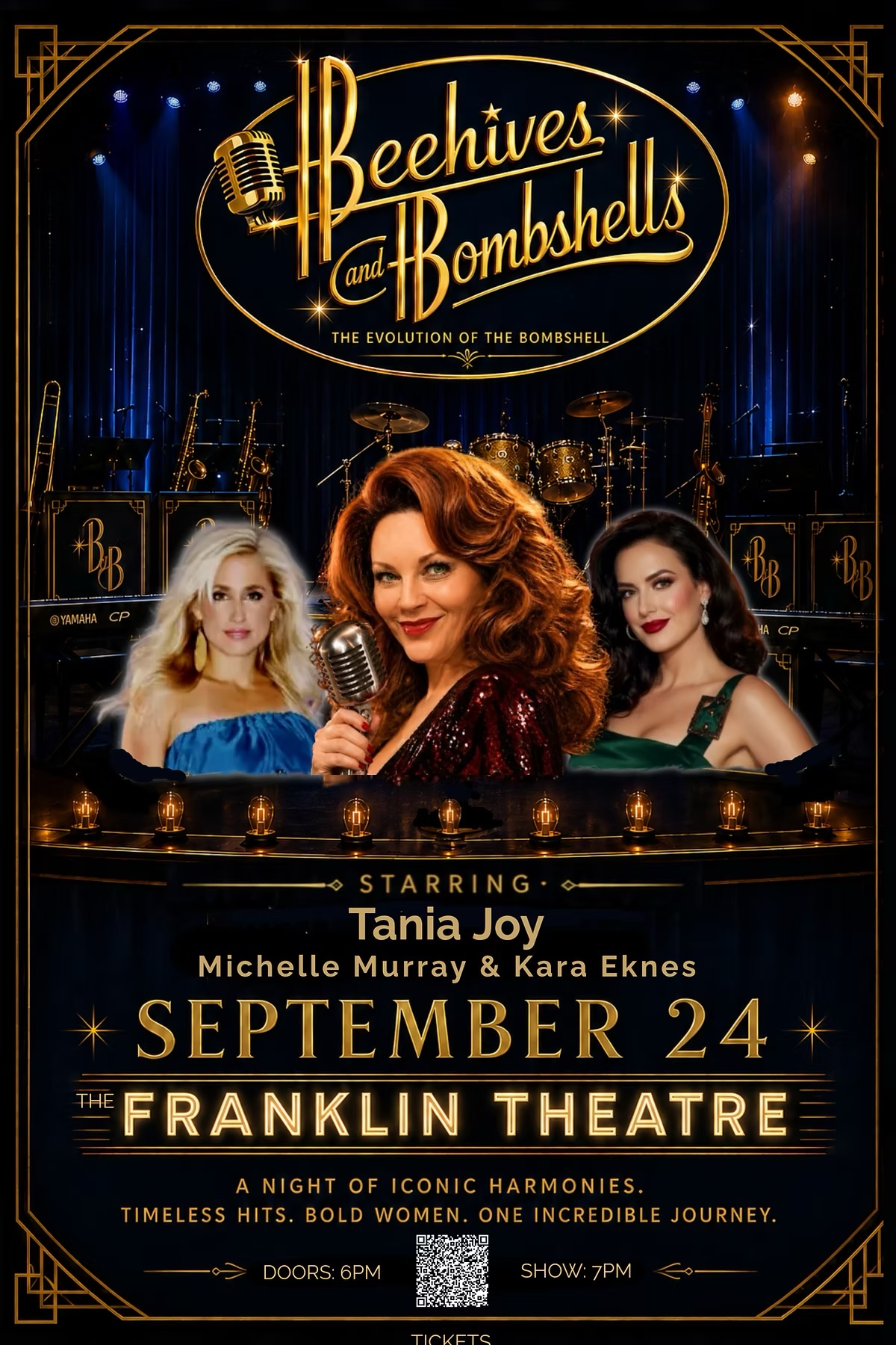 Nashville Performer Tania Joy Brings a Musical Tribute to the Golden Age Bombshells to The Franklin Theatre.