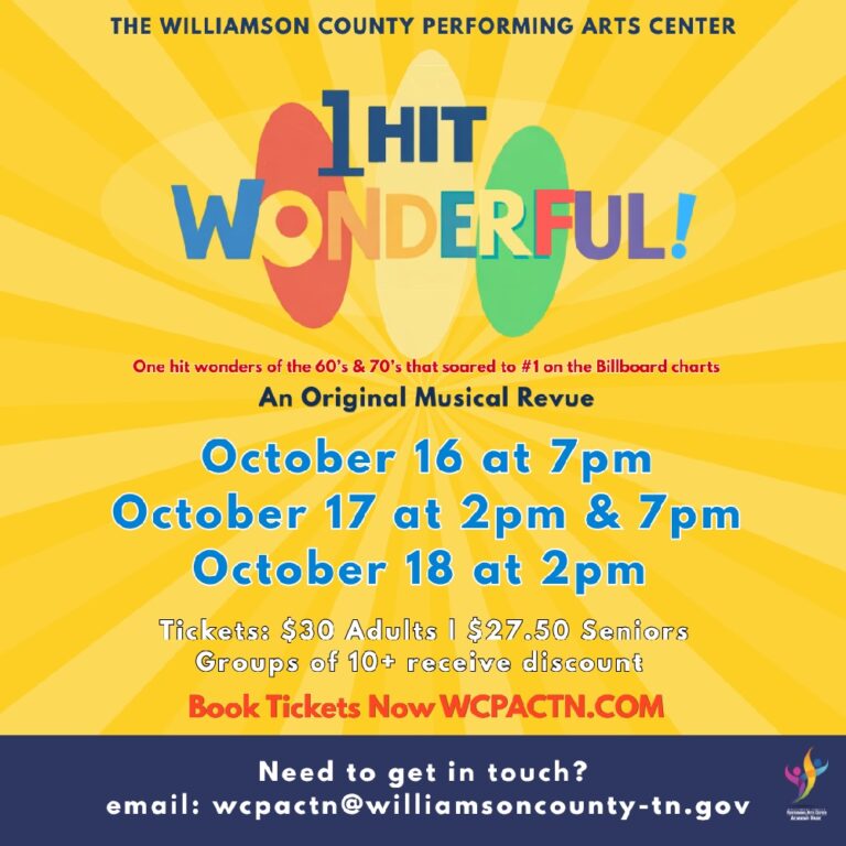 One Hit Wonderful! Franklin Tn Event