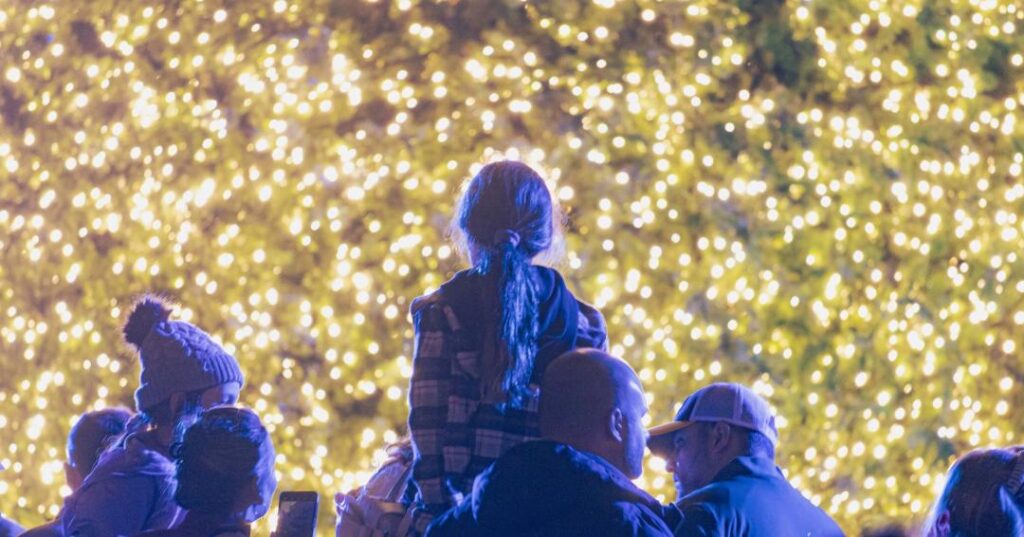 Christmas Tree Lighting on the Square in historic downtown Franklin, TN