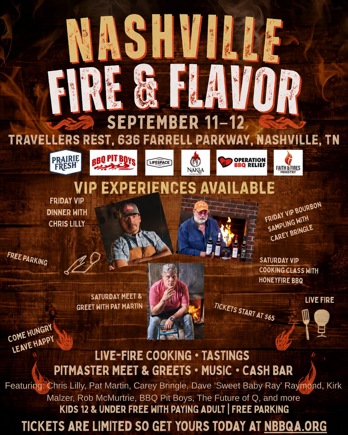 Nashville Fire & Flavor Brings Pitmasters, Live-Fire Cooking and the Next Generation of Barbecue to Nashville Sept. 11–12