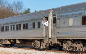 A train at the Tennessee Central Railway Museum in Nashville, TN.