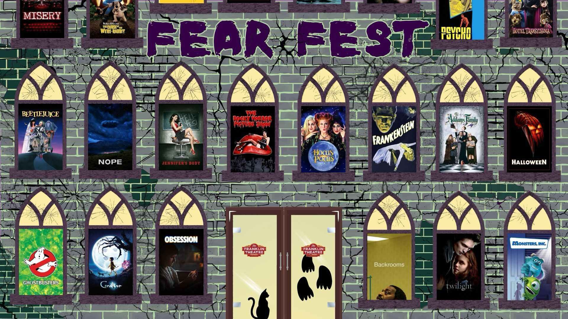 The Franklin Theatre Fear Fest in Downtown Franklin, TN, Movie lineup for October!
