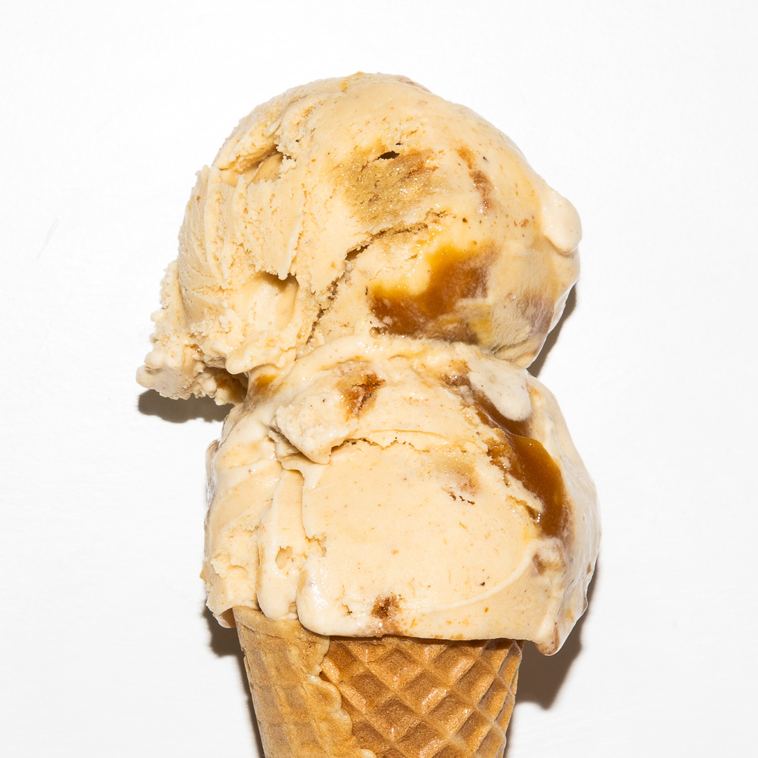 Jeni's Ice Creams Franklin TN -Pumpkin with Brown Sugar Blondies-MacroCone-1500px