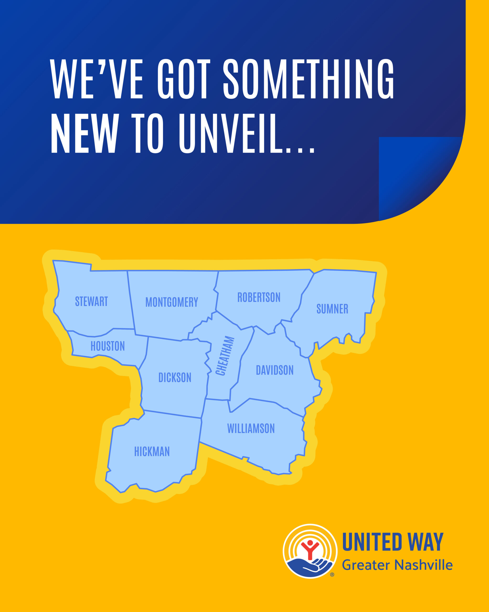 United Way of Greater Nashville today announced it will become United Way of Middle Tennessee, a new organization name that has been approved by United Way Worldwide and will officially roll out on Jan. 1, 2027.
