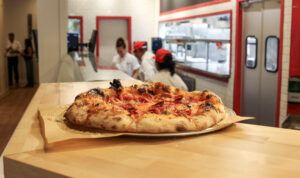 Wood-fired pizza at Bravado Small Plates & Pizzabar in Cool Springs, Franklin, TN.