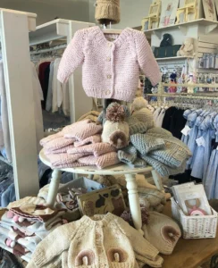 The Little Cottage at The Factory at Franklin, Tennessee, featuring children's clothing, gifts, and boutique finds