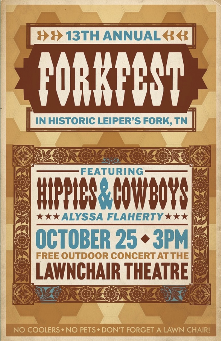 2026 13th Annual Fork Fest in Leiper’s Fork, TN.