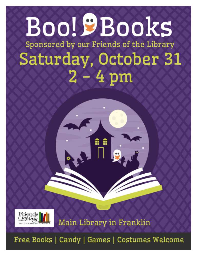 Boo! Books at the Franklin library.