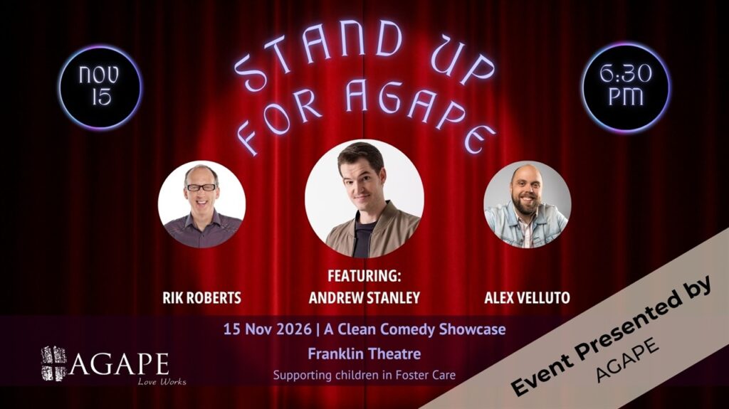 3rd Annual Stand-Up for AGAPE Comedy Showcase - The Franklin Theatre.