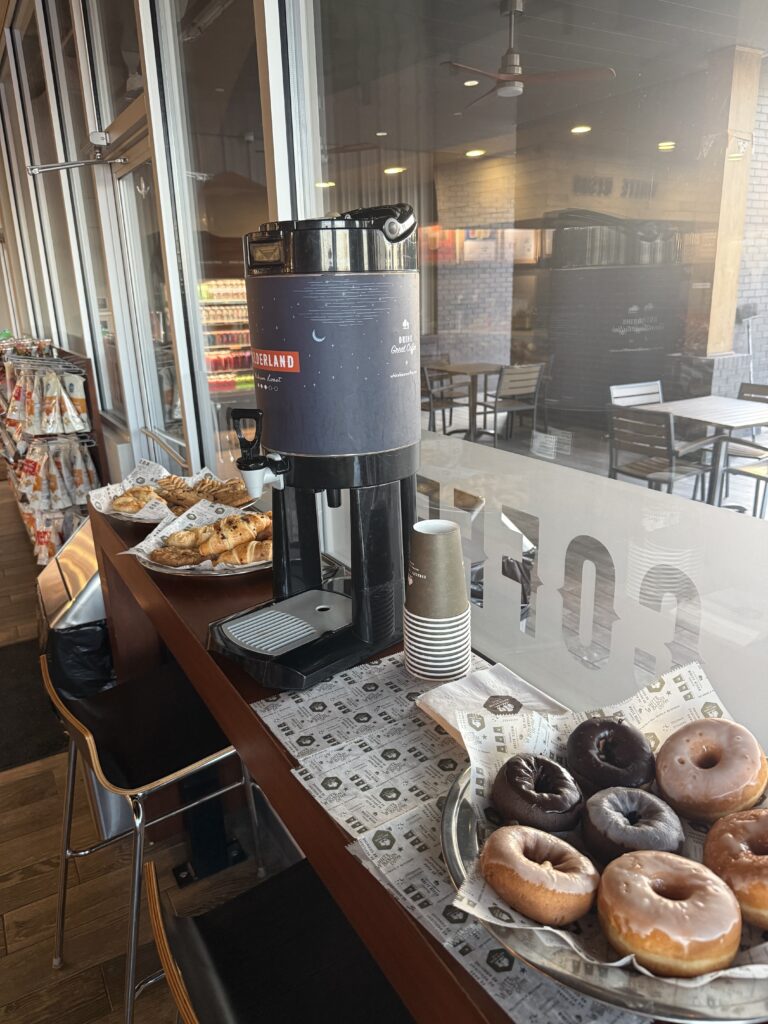 White Bison Coffee hosts local officers for annual Coffee with a Cop Day