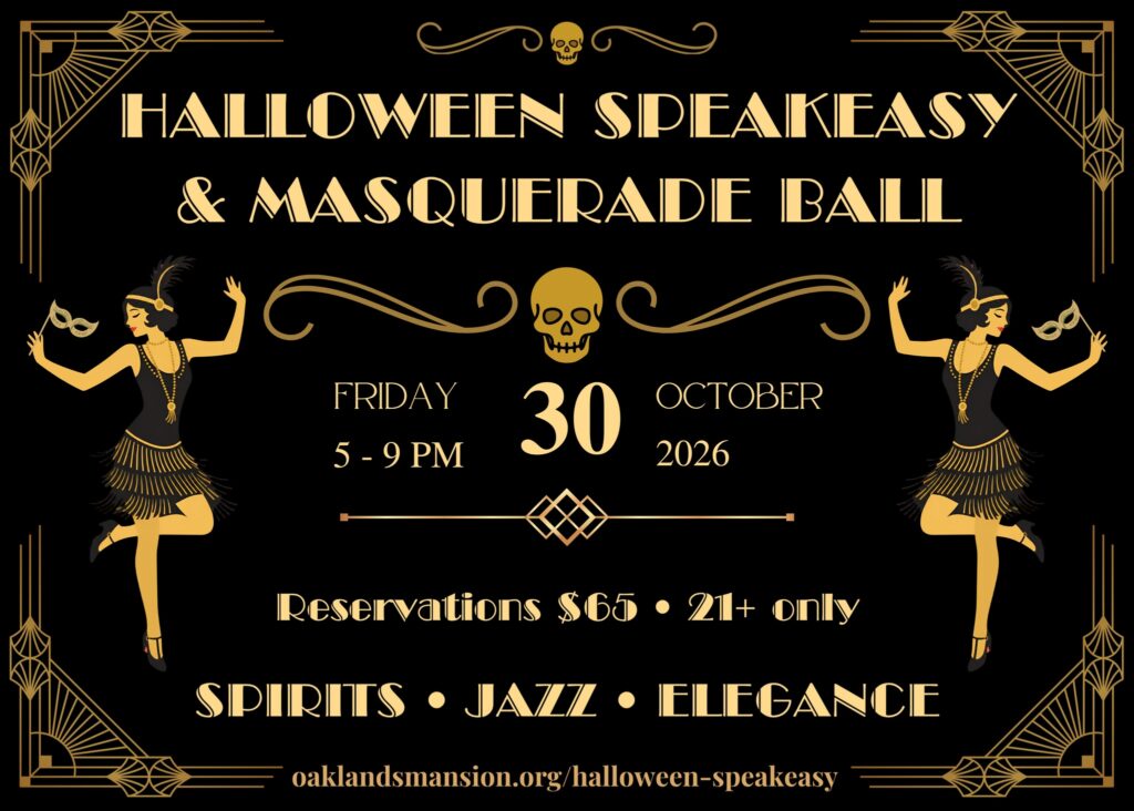 Oaklands Mansion Speakeasy Event.