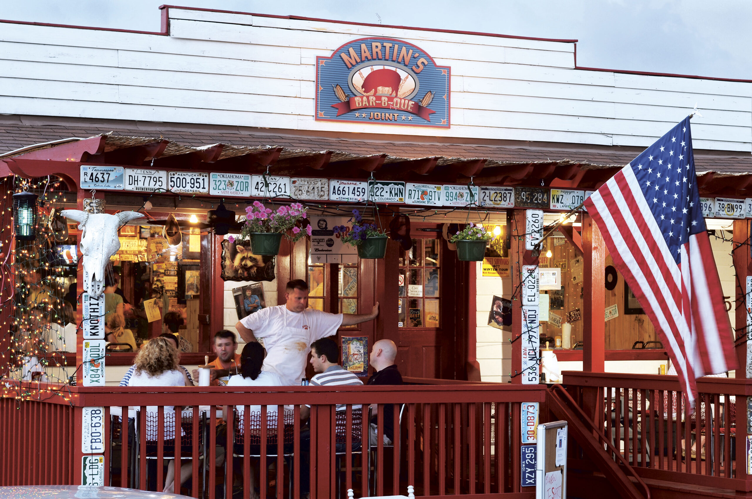 Pat Martin at Martin’s Bar-B-Que Joint Nolensville, TN, original location.