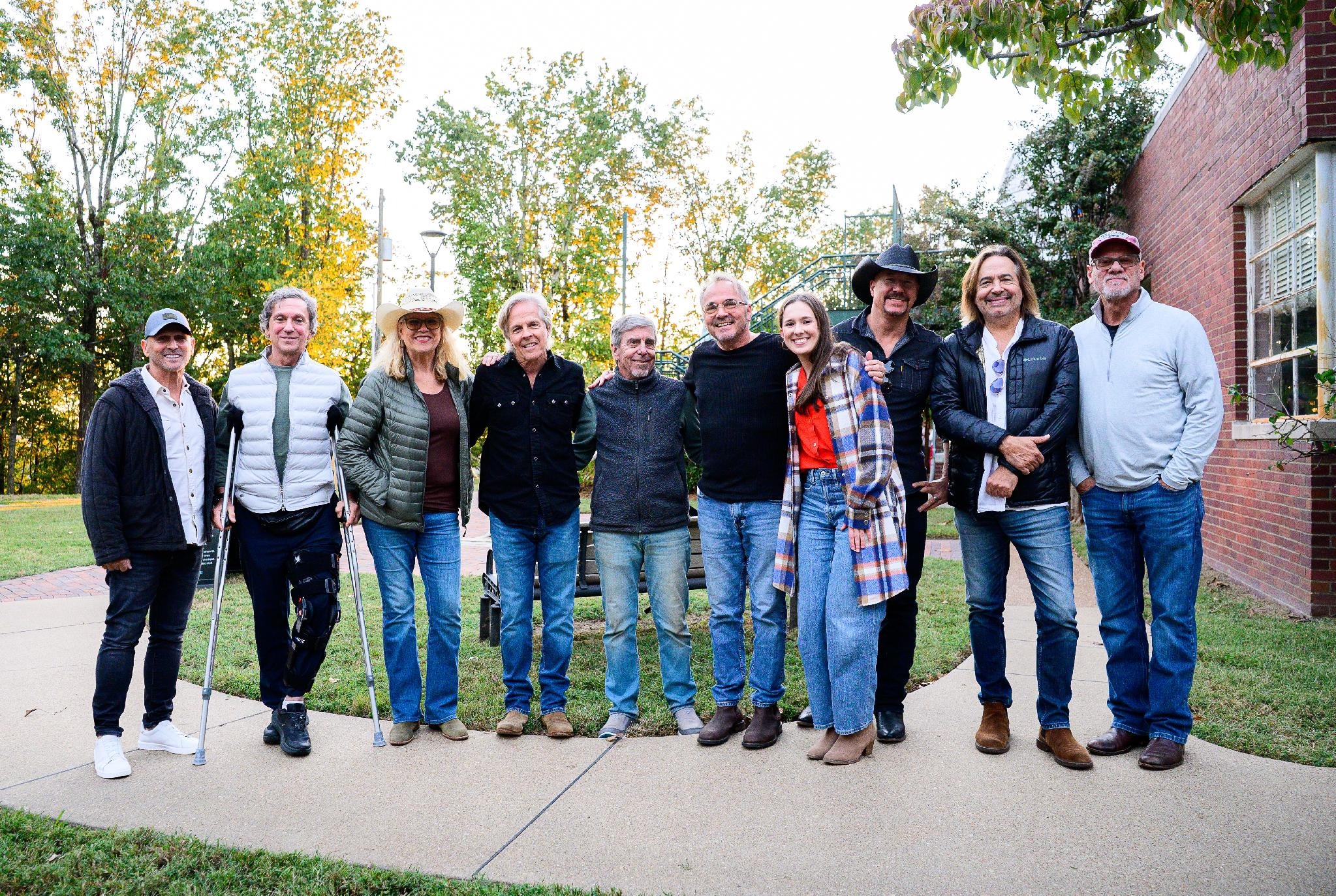 Radnor in the Round 2026 artists (L to R): Keith Thomas, Will Robinson, Karen Staley, Marv Green, Spady Brannan, Marcus Hummon, Jordan Brynn, Doc Holladay, James Slater and Phil Vassar