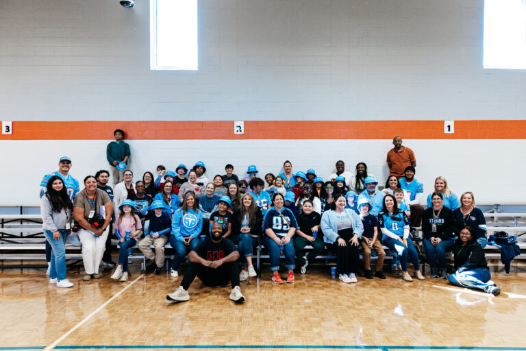 Take a Titan to School - Titans Players Visit Simon Spring Community School & Looby Community Center. Take A Titan To School held at Simon Springs Community School on October 20, 2026 in Nashville, TN. Photo by Jessie Rogers/Tennessee Titans. NASHVILLE, TN - 2026.10.20 - TAKE A TITAN.