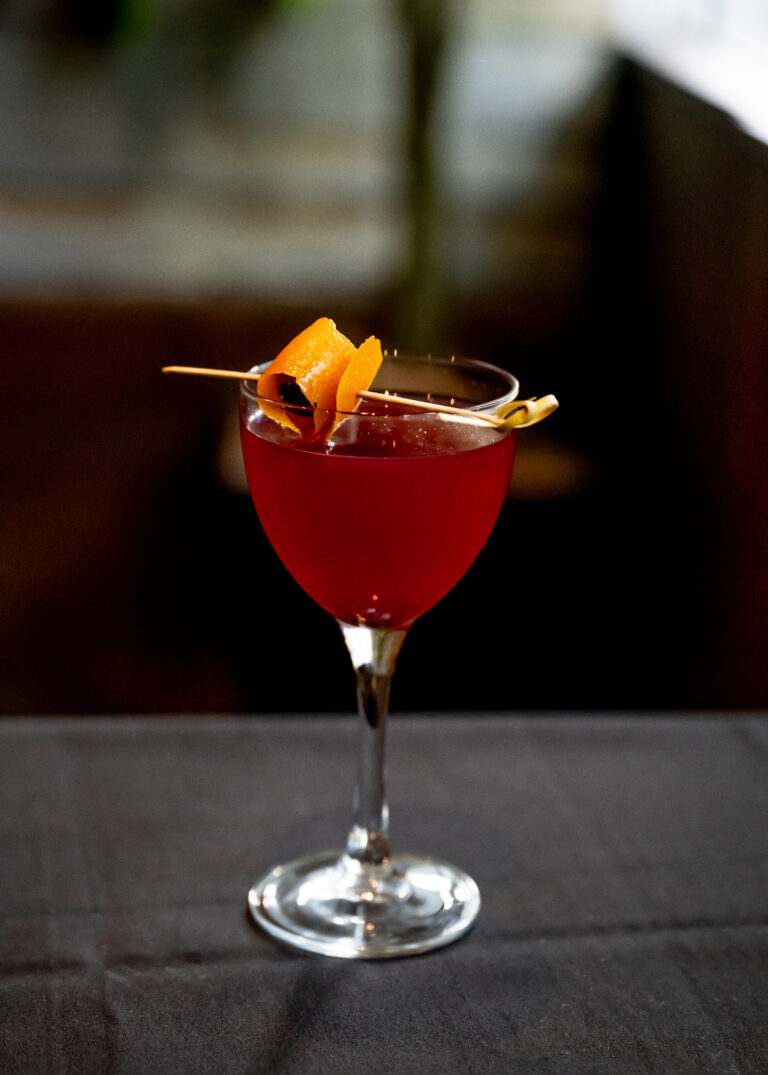 etch Franklin’s Morticia’s Kiss Cocktail.