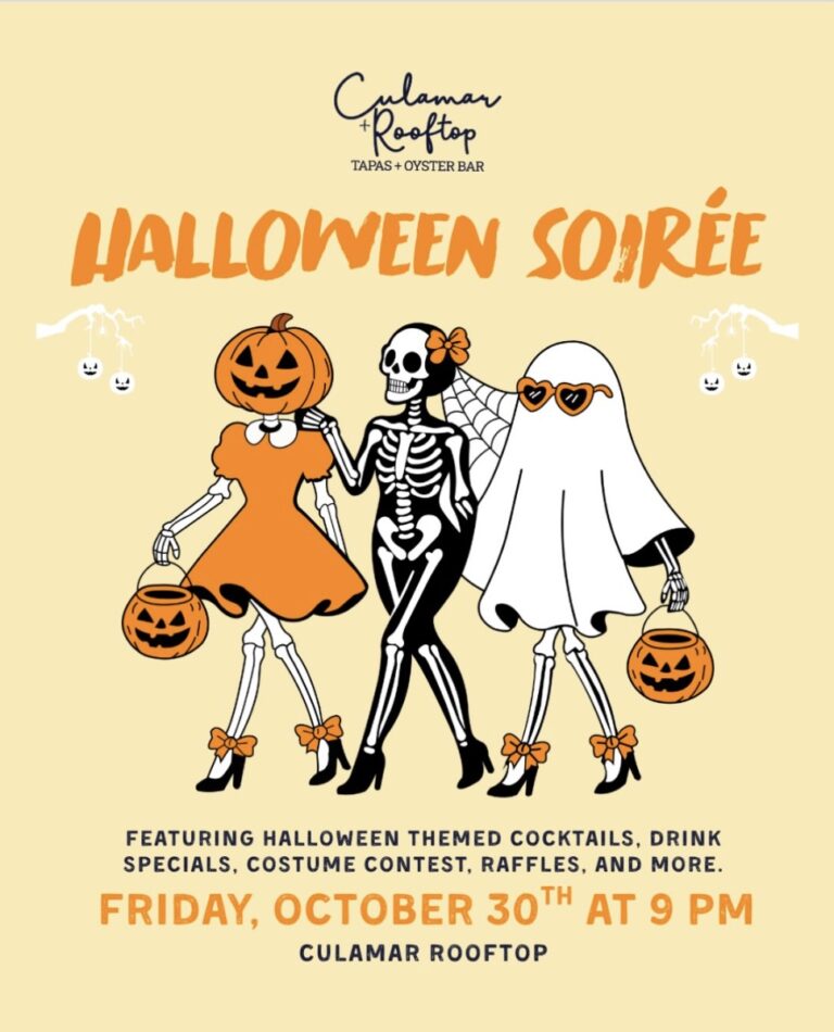 Halloween Soiree @ Culamar Rooftop in downtown Franklin, TN.