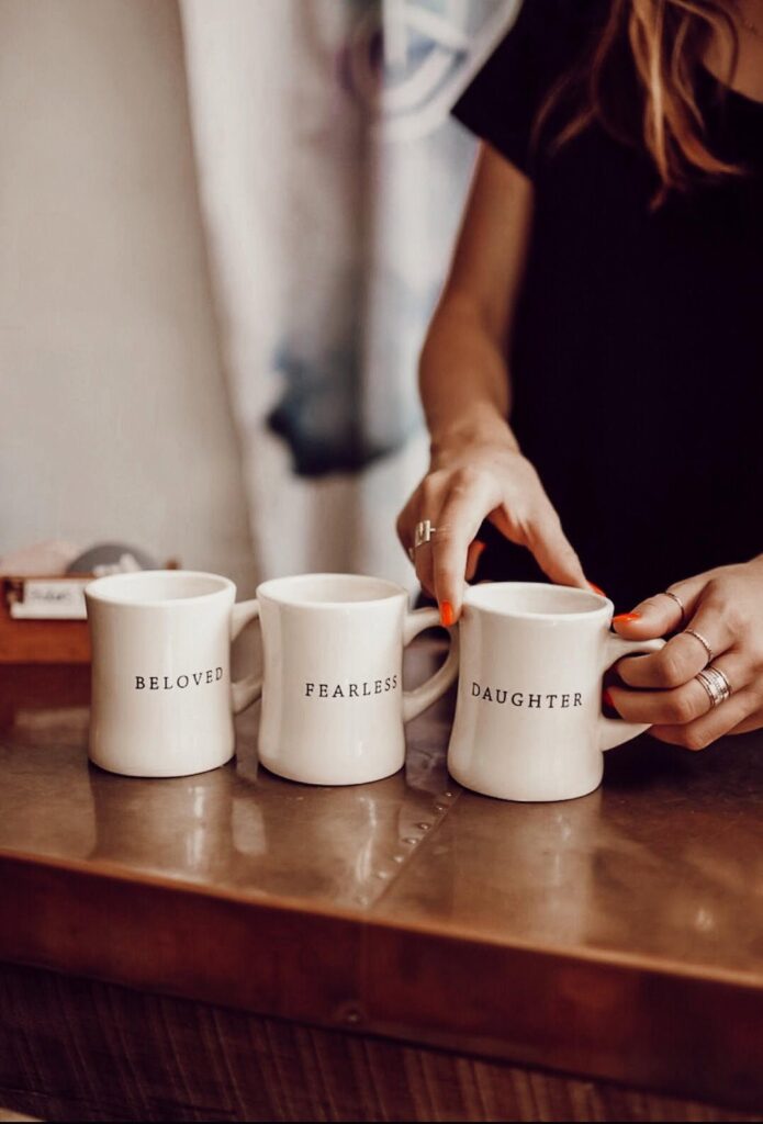 Christian mugs from Imago Dei in Franklin, TN.