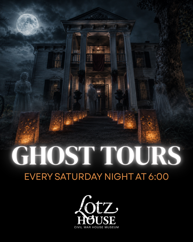 Lotz House Ghost Tours in downtown Franklin, Tennessee.