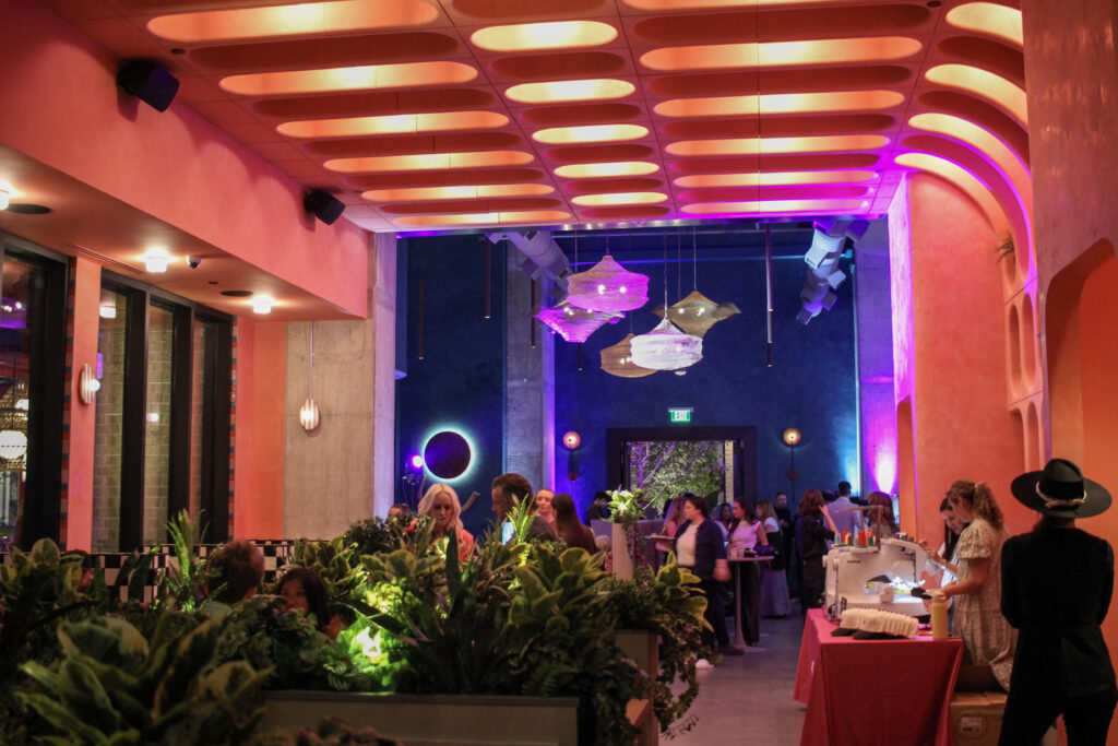 Interior of Puesto Mexican restaurant in Nashville Yards, Nashville, TN.