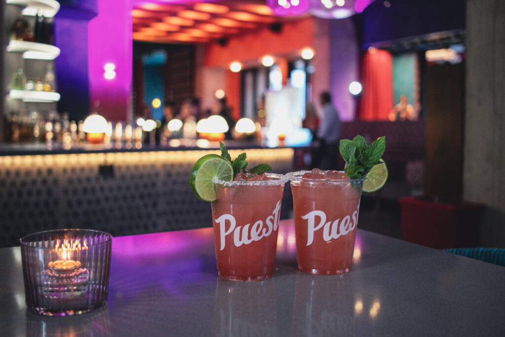 Signature margaritas served at Puesto in Nashville Yards, Nashville, TN.