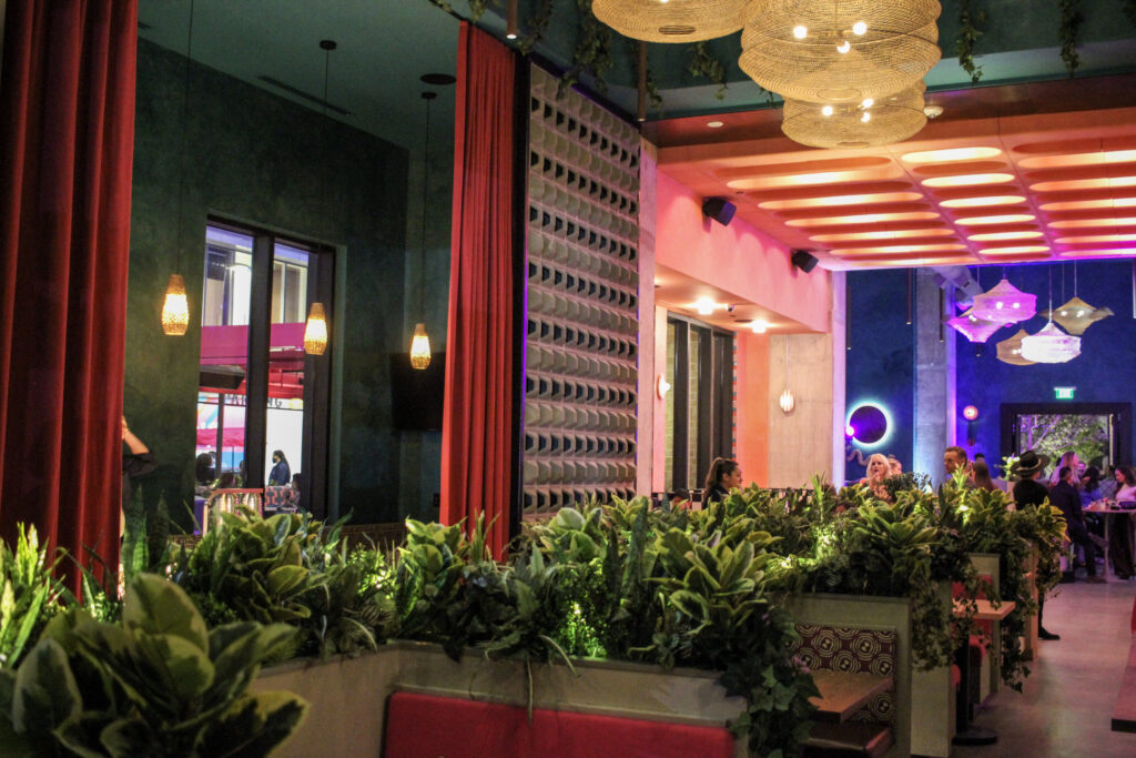 Small indoor booth seating at Puesto in Nashville Yards, Nashville, TN