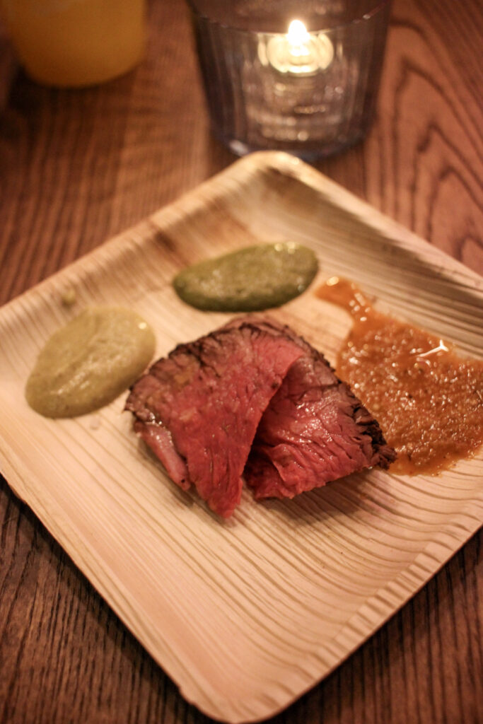 Small plate of Mexican cuisine served at Puesto in Nashville Yards, Nashville, TN.