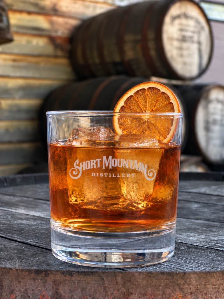 Short Mountain Distillery Black Walnut Old Fashioned, Tennessee Whiskey Trail Fireside TN - Holiday Experiences. Credit Tennessee Whiskey Trail.