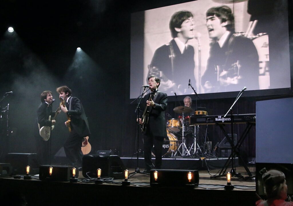 The WannaBeatles live performance.