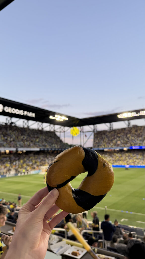 Ugly Bagel Franklin, TN offers Nashville SC fans Blue & Gold Bagels - PhotoCred_CierraDobler 1.